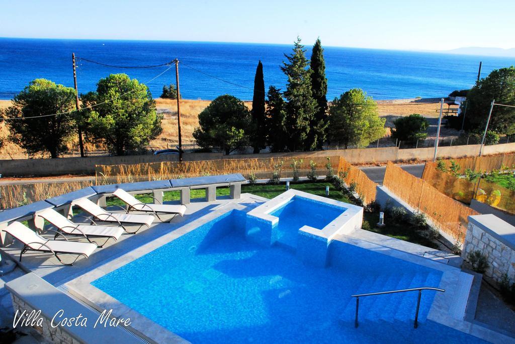 Villa Costamare - Enjoy Lazy Days On The Private Pool-Jacuzzi Pefki Værelse billede